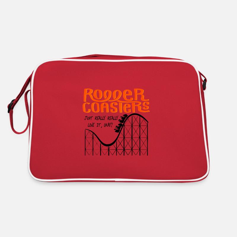 Achterbahn Retro Tasche