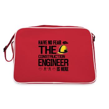 construction engineer - Retro Bag - red/white - Back