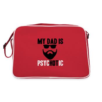 father and son - Retro Bag - red/white - Back