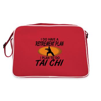 Tai Chi - Sac Retro - rouge/blanc - Dos