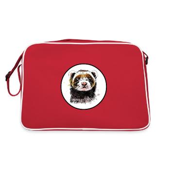 Furet - Sac Retro - rouge/blanc - Dos