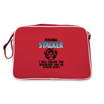 Bichon Havanais - Sac Retro - rouge/blanc - Dos