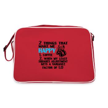Surveyor Surveyor Job Gift - Retro Bag - red/white - Back