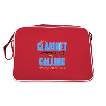 Clarinette - Sac Retro - rouge/blanc - Dos