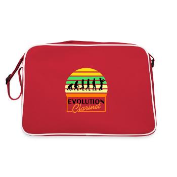 Clarinette - Sac Retro - rouge/blanc - Dos