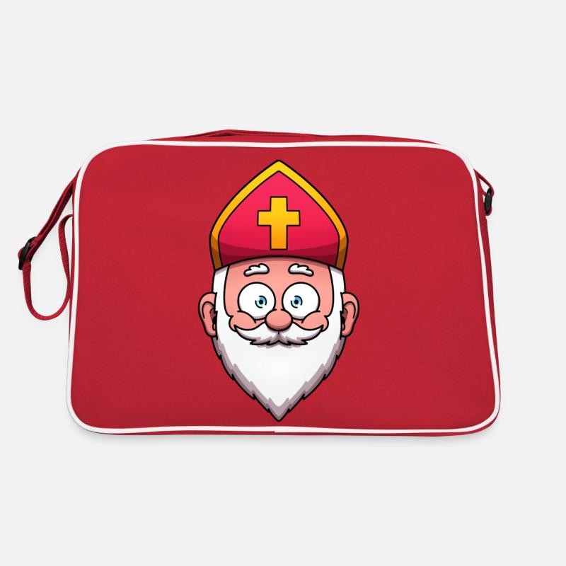 Visage de Saint-Nicolas Sac Retro