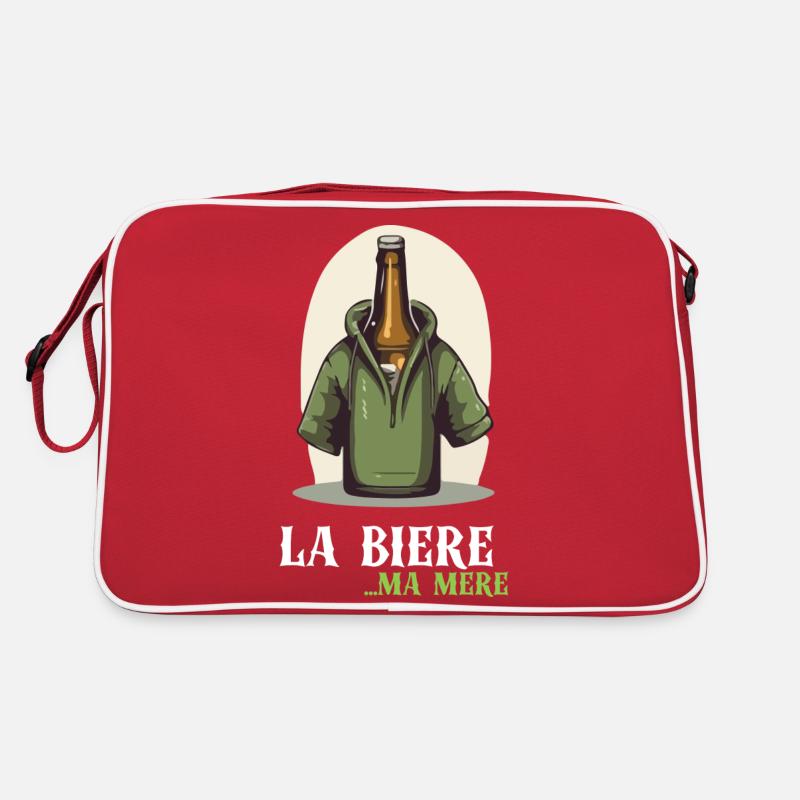 La bière... Ma mère Sac Retro