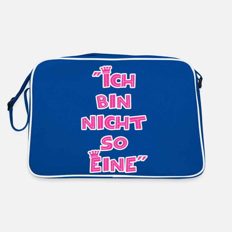 "Ich bin nicht so Eine" Retro Tasche