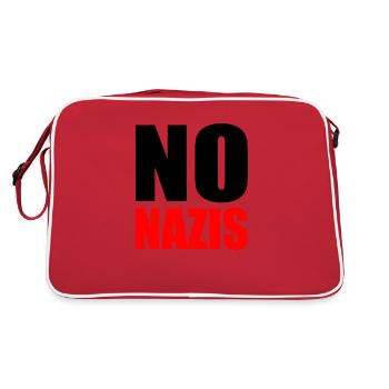 Pas de nazis - Sac Retro - rouge/blanc - Dos