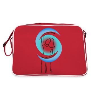 Do in blue - Retro Bag - red/white - Back