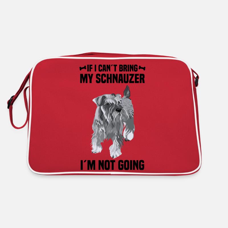 Schnauzer Hunderasse Retro Tasche