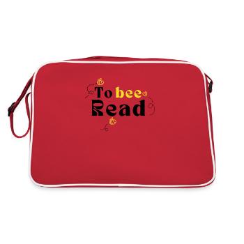 Quotes For Book Lovers - Retro Bag - red/white - Back