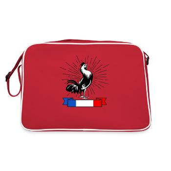 Le coq Français - Sac Retro - rouge/blanc - Dos