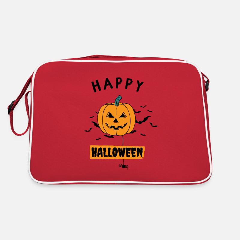 Happy Halloween 4 - Retro Bag - red/white