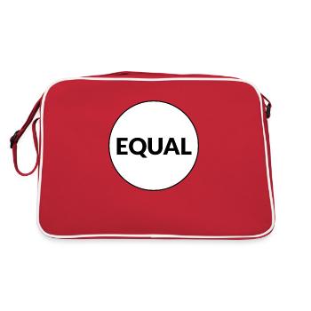 EQUAL - Retro Bag - red/white - Back