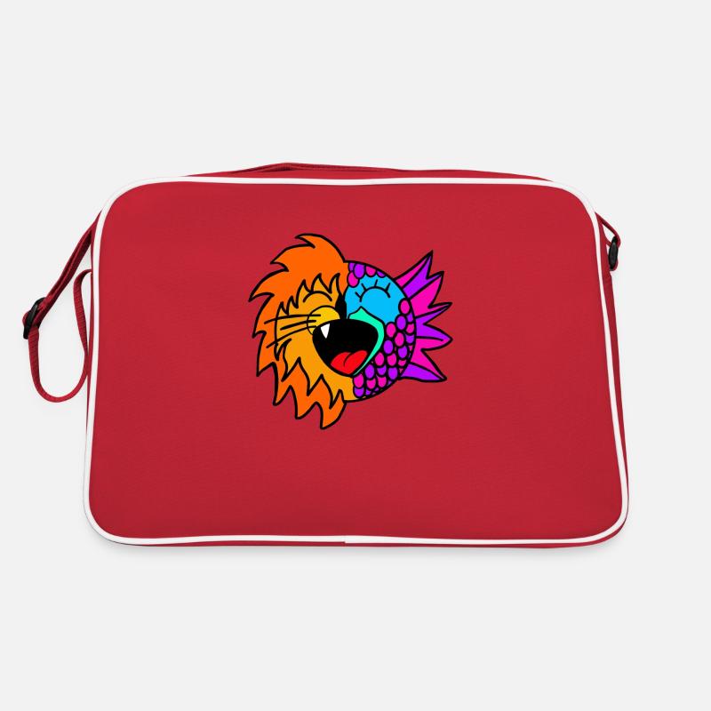 Lion and Fish Retro Bag