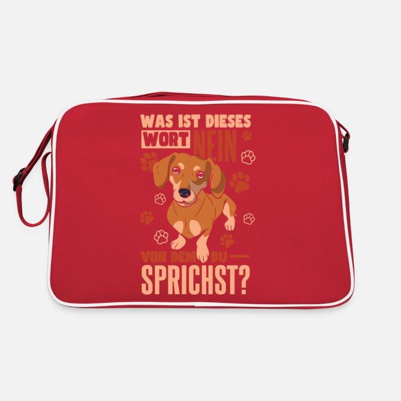 Süßer Dackel Retro Tasche
