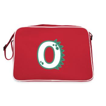 Numéro 0 - Sac Retro - rouge/blanc - Dos