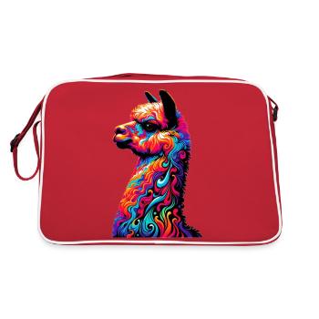 Alpaca - Retro Bag - red/white - Back