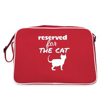 Réservé au chat - Sac Retro - rouge/blanc - Dos