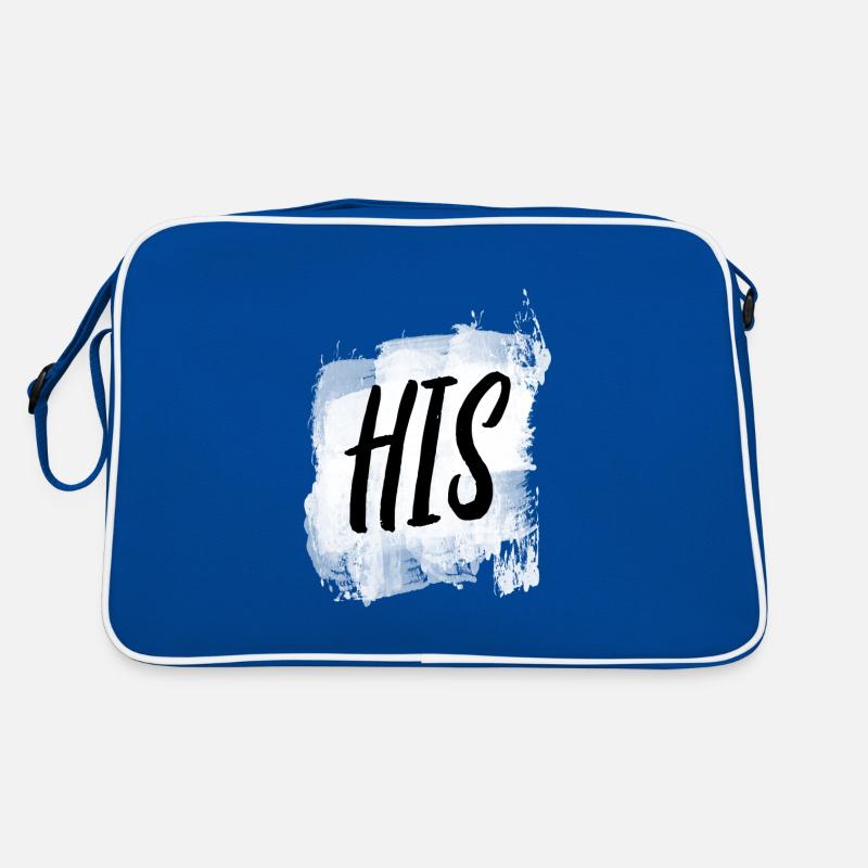 Pärchen Partnerlook Paar Geschenk His Hers Couples Retro Tasche