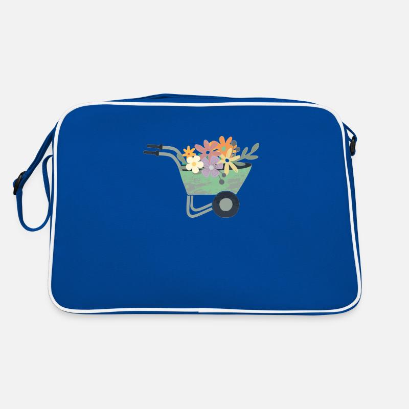 Chariot à fleurs Sac Retro