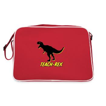 Teach-Rex - Retro Bag - red/white - Back