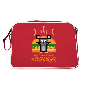 Mouseburger - Retro Bag - red/white - Back