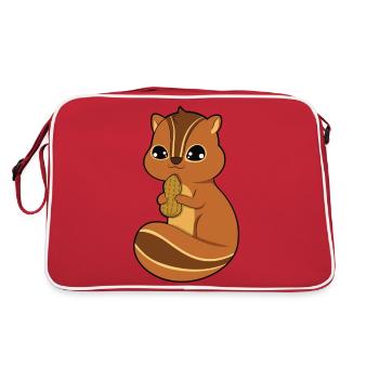 Des écureuils à rayures - Sac Retro - rouge/blanc - Dos