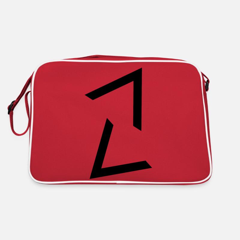 Triangle geometric shape Retro Bag