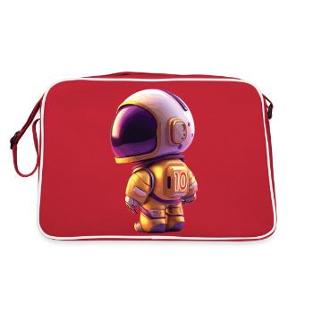 Space Kid Young Astronaut Birthday Ten - Sac Retro - rouge/blanc - Dos