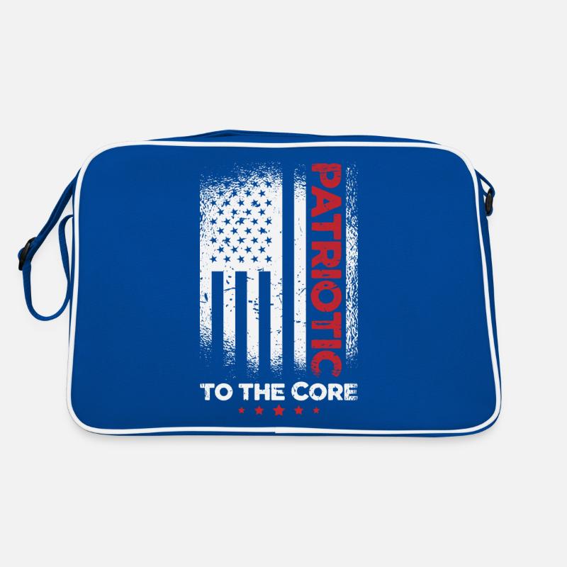 Patriotisme Drapeau américain Jour de l’indépendance Sac Retro
