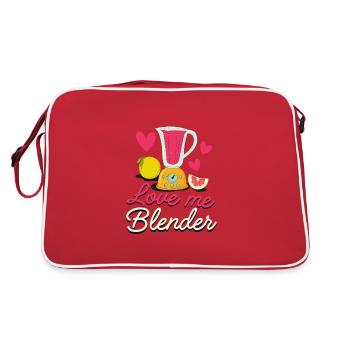 Love me blender - Retro Bag - red/white - Back