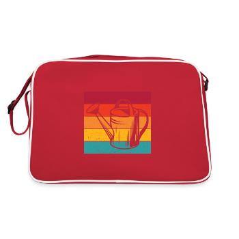 Rétro arrosoir Jardinier Jardinier Hobby Jardinier - Sac Retro - rouge/blanc - Dos