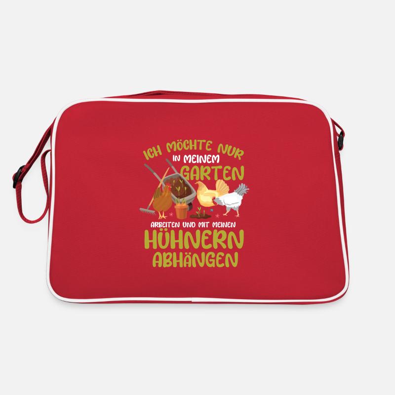 Garten Hobbygärtner Gärtner Gärtnerin Gartenarbeit Retro Tasche