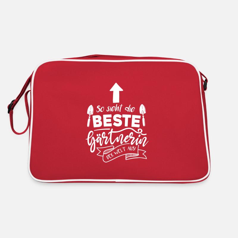 So sieht der beste Gärtner der Welt aus Retro Tasche