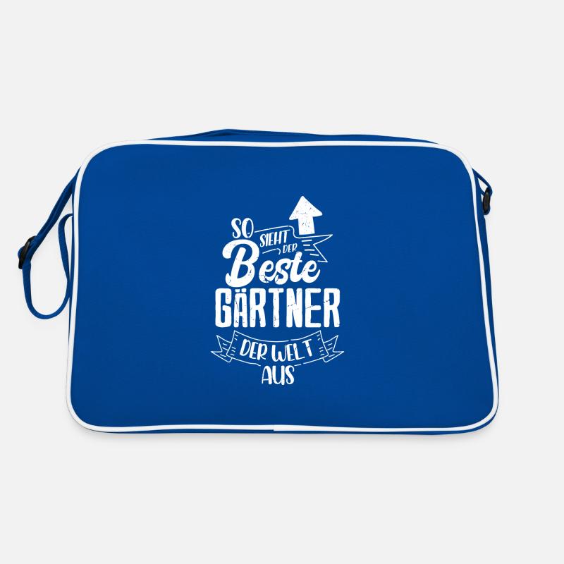 So sieht der beste Gärtner der Welt aus Retro Tasche