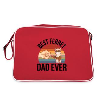 Ferret - Retro Bag - red/white - Back