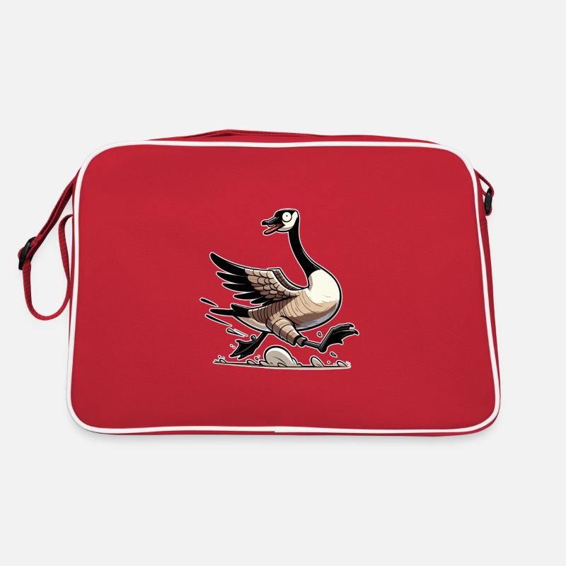 Funny Canadian Goose Meme Retro Bag