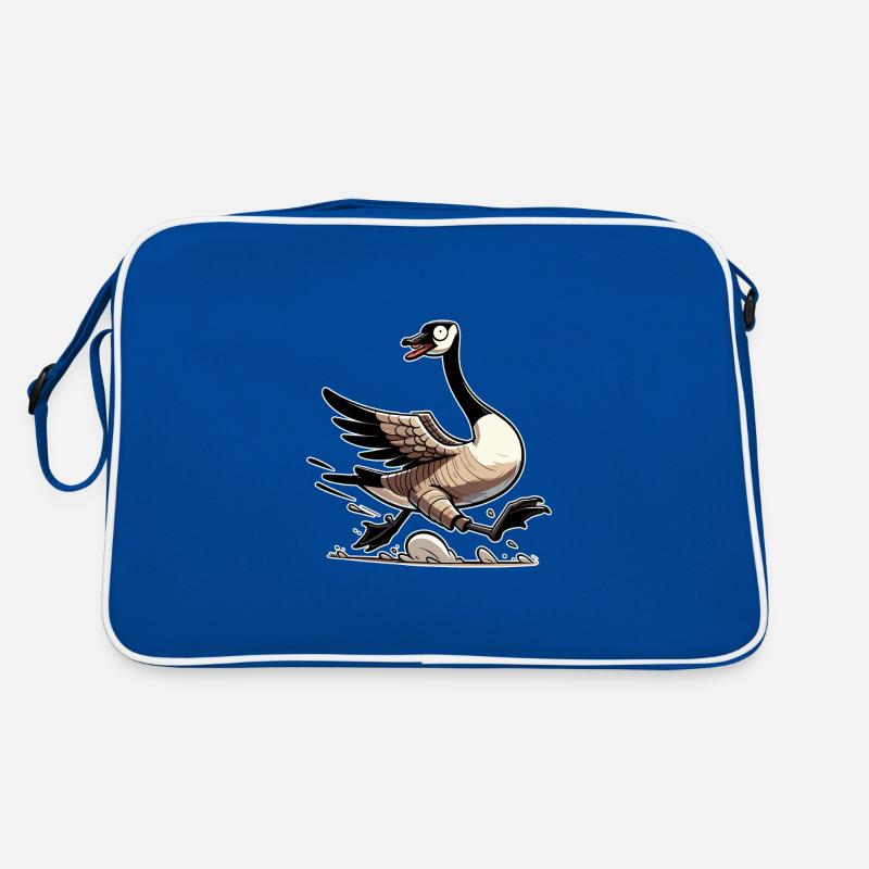 Drôle de mème d’oie canadienne Sac Retro