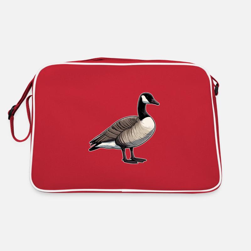 Canadian Goose Image Retro Bag