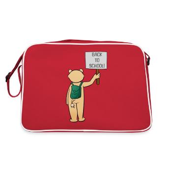 Back to School - Retro Bag - red/white - Back