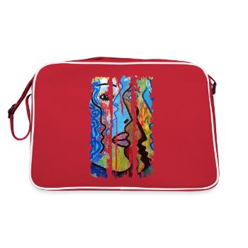 Graffiti - Retro Bag - red/white - Back