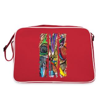 Graffiti - Retro Bag - red/white - Back
