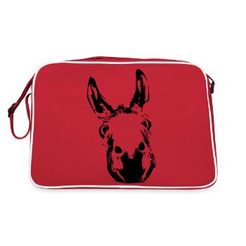 Donkey King - Sac Retro - rouge/blanc - Dos