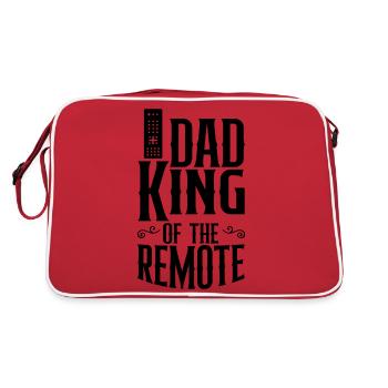 Dad King Of The Remote 2 - Retro Bag - red/white - Back