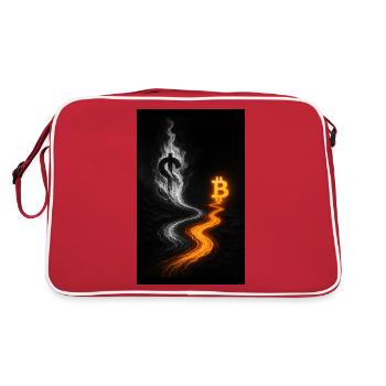 Bitcoin - Disruptif - Sac Retro - rouge/blanc - Dos