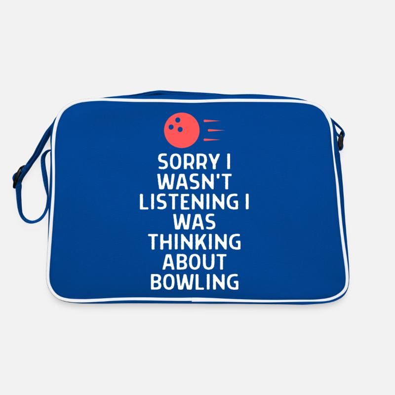 Bowling Sayings Bowling Bowler Skittles Gift Retro Bag