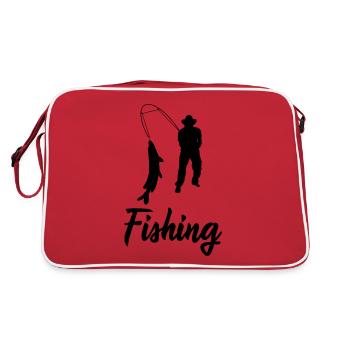 Pêche pêche pêche - Sac Retro - rouge/blanc - Dos