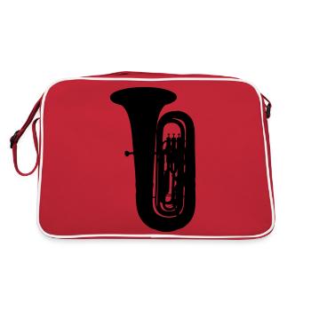 Tuba - Retro Bag - red/white - Back